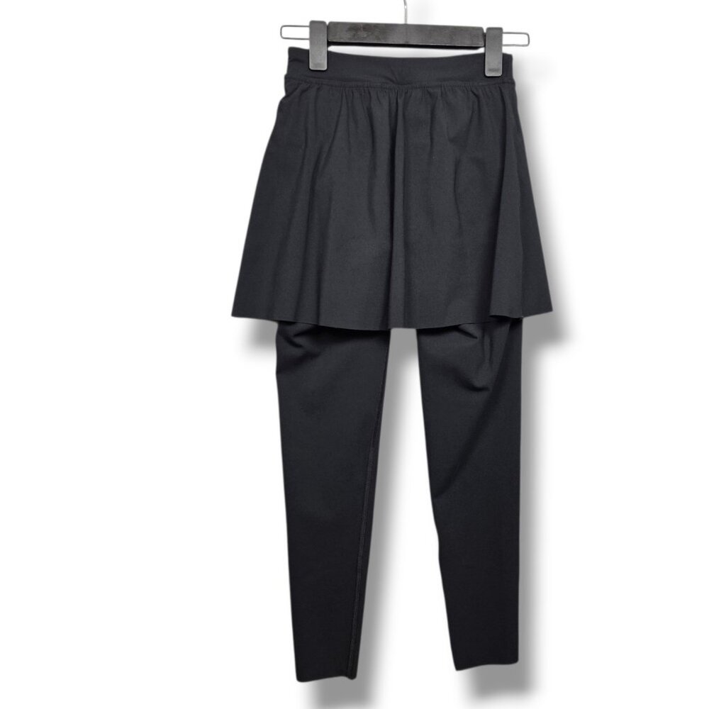 Spanx Booty Boost Skirt Around 7/8 Leggings‎ Womens XS Very Black Shaping